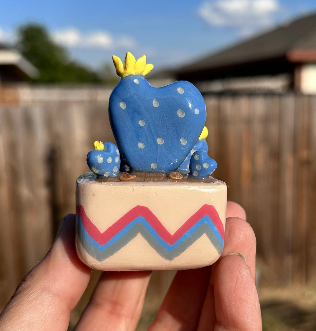 Blue Chevron Love