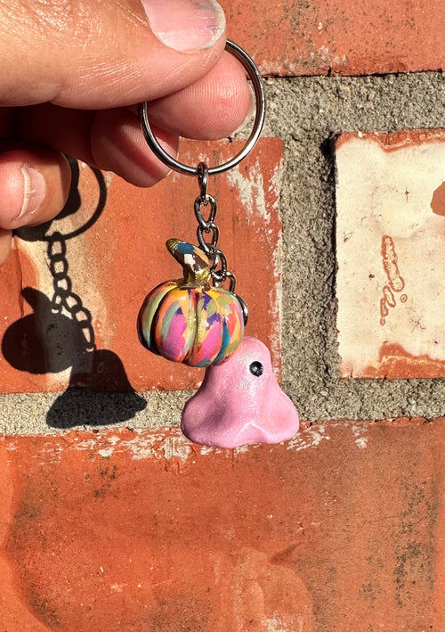 Boo-tiful in Pink Keychain