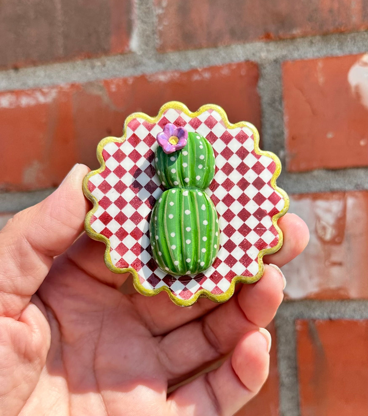 Checkered cactus cutie