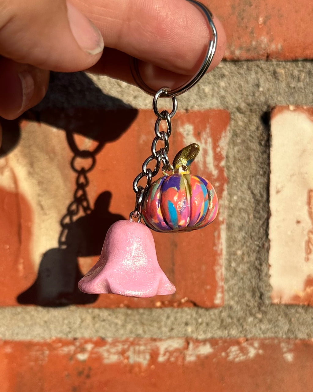 Boo-tiful in Pink Keychain