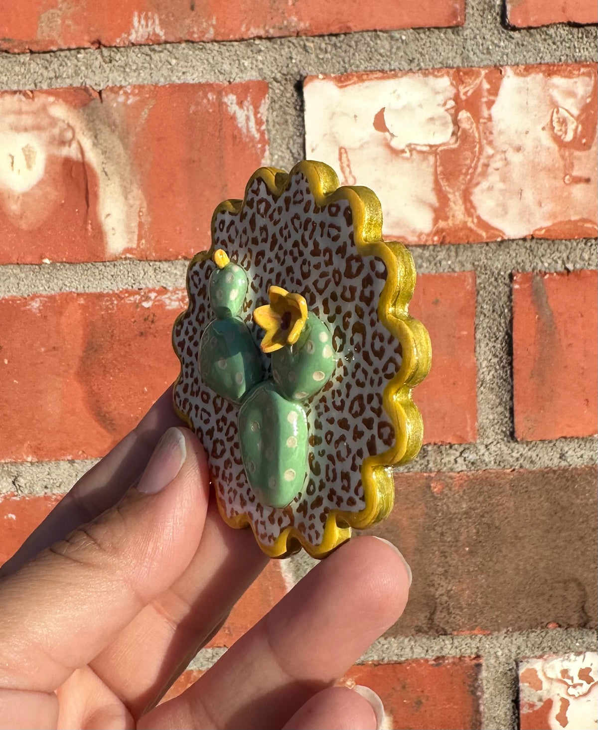 Leopard Bloom Magnet