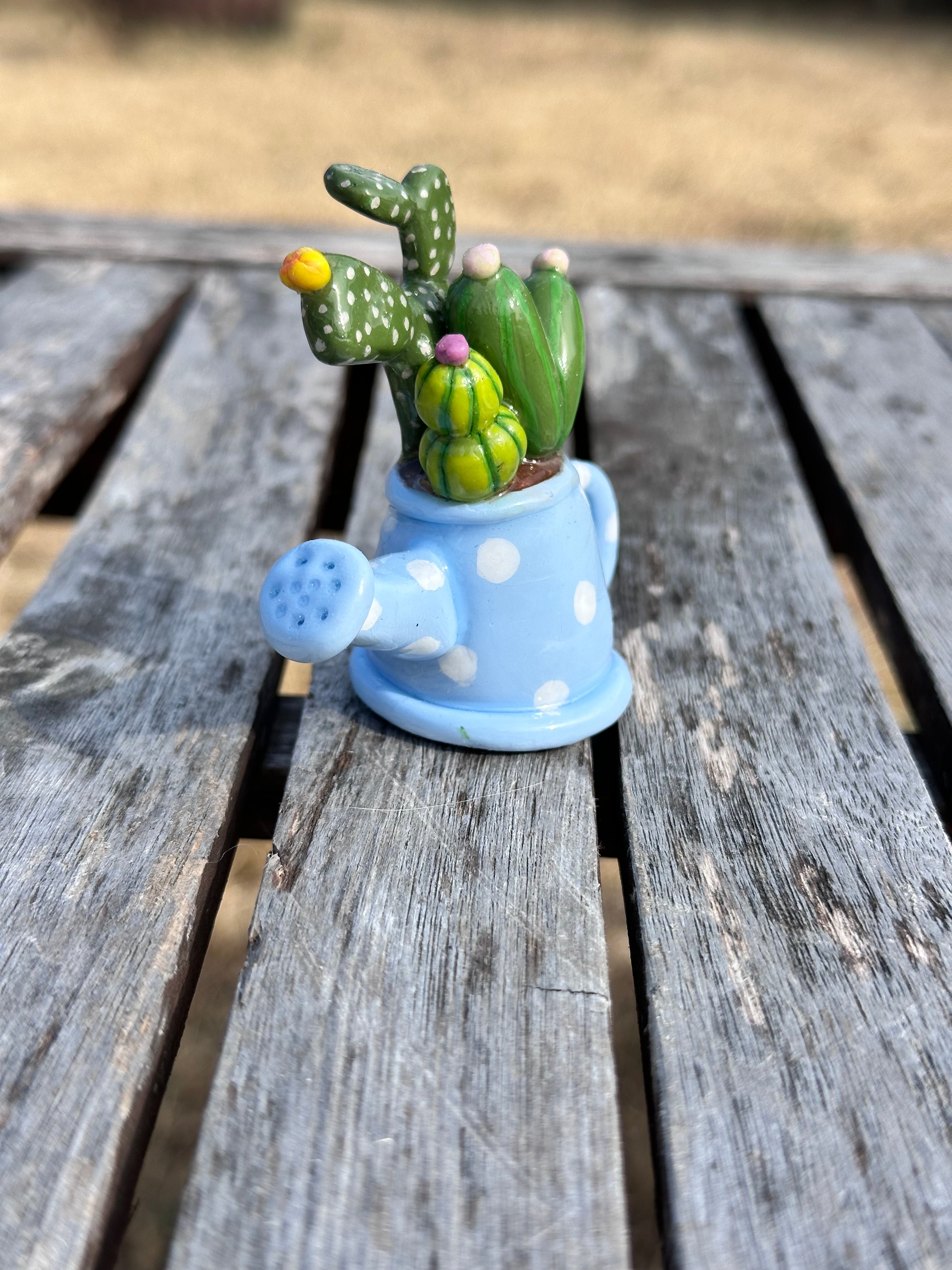 Baby blue watering can