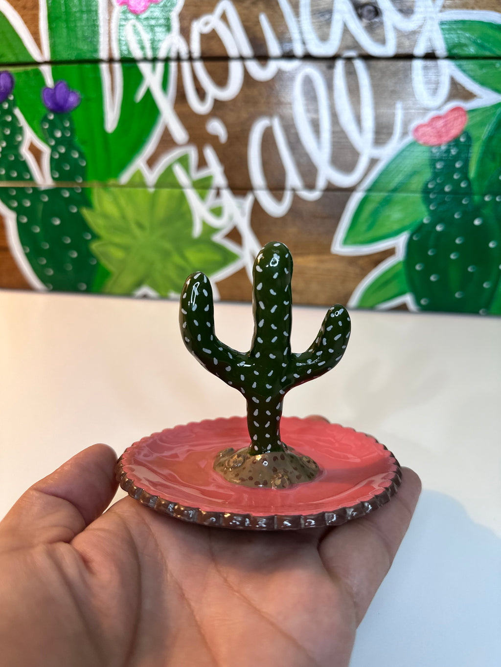 Tipsy Saguaro Ring Dish