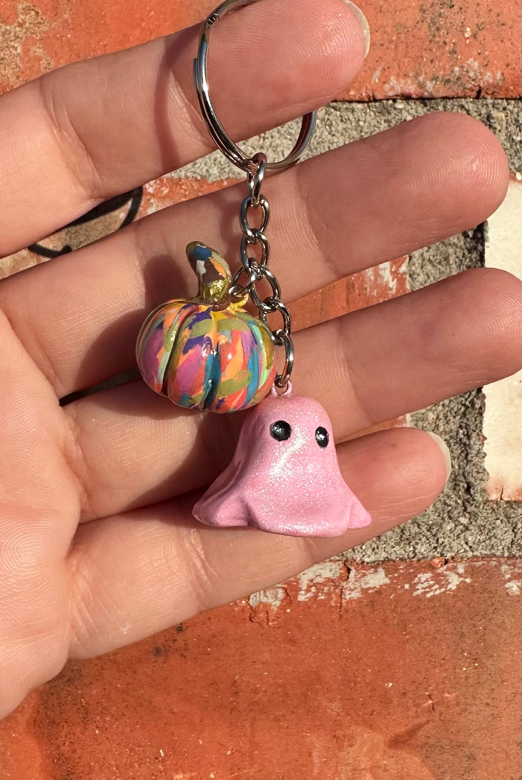 Boo-tiful in Pink Keychain