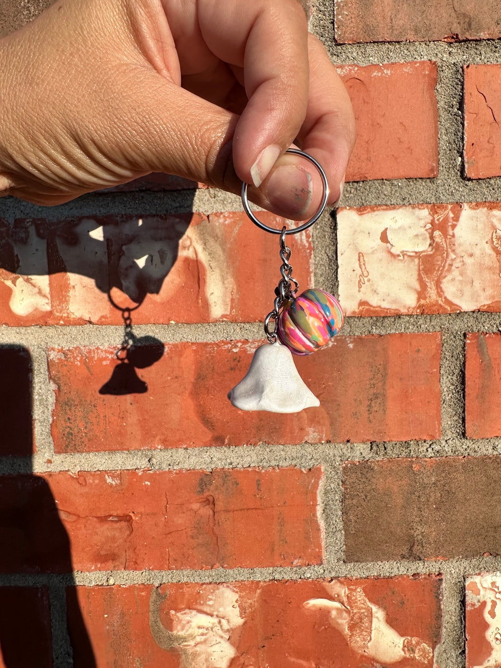 Boo-tiful Pumpkin Keychain