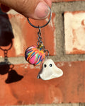 Boo-tiful Pumpkin Keychain
