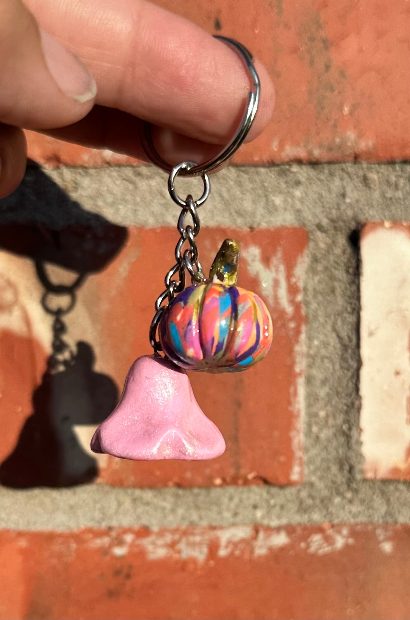 Boo-tiful in Pink Keychain