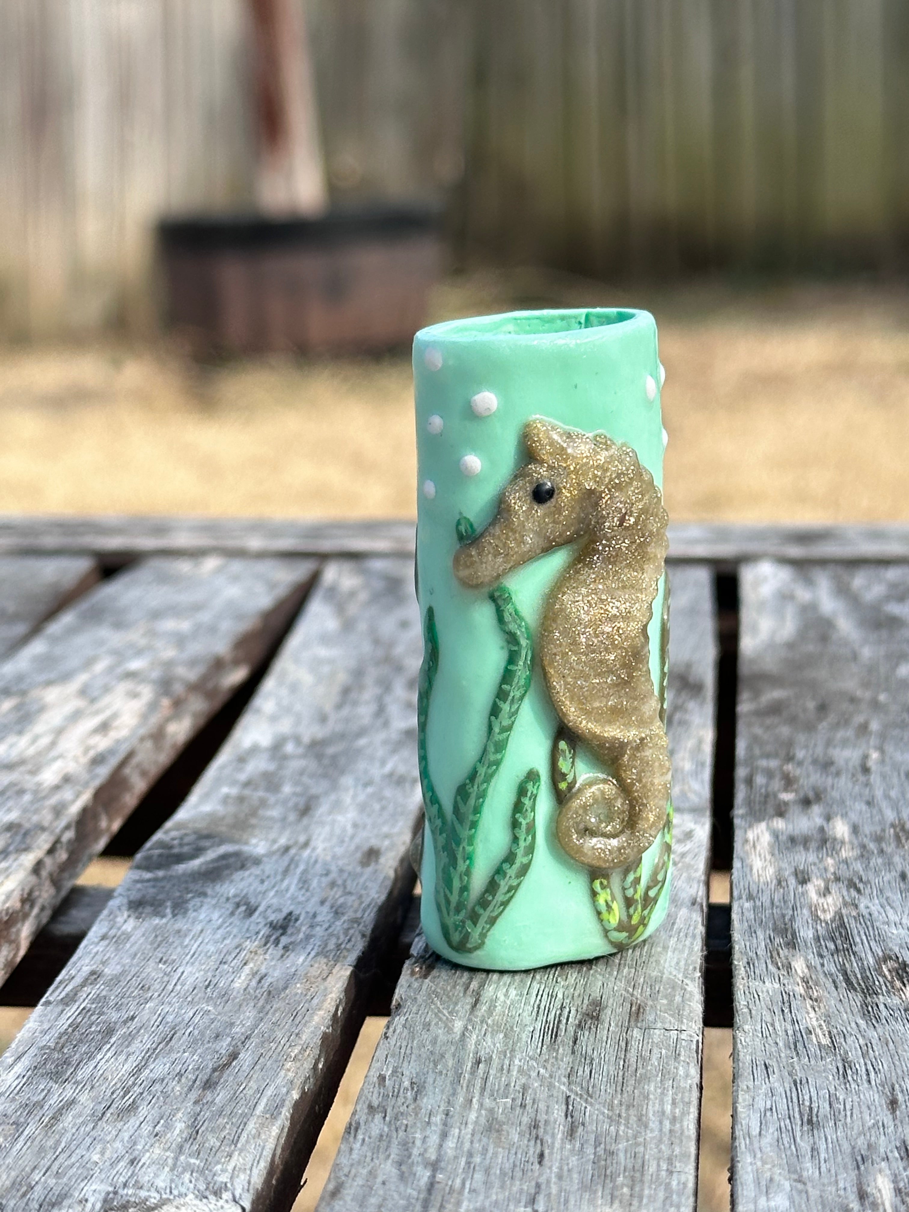 Seahorse lighter cover