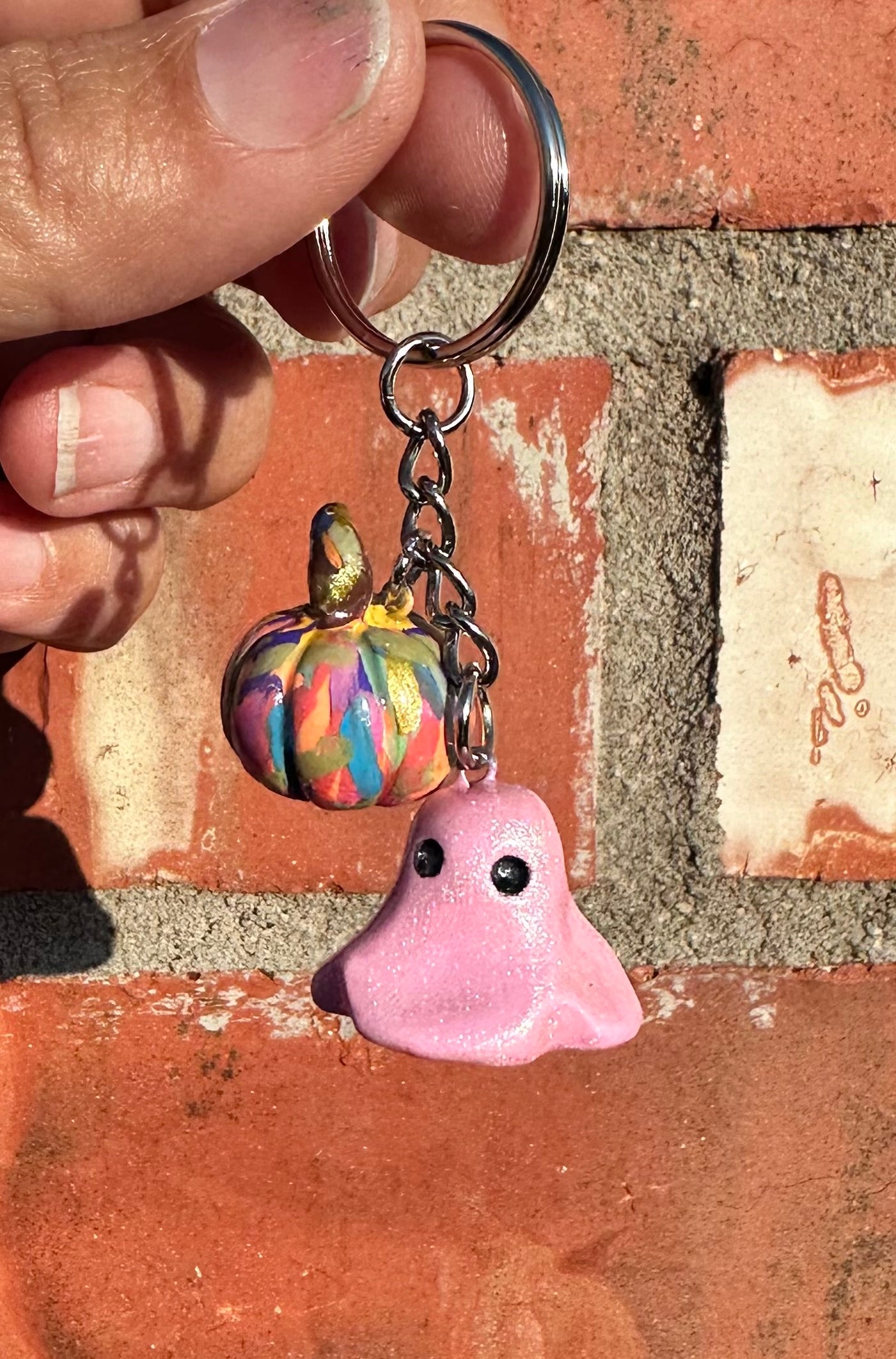 Boo-tiful in Pink Keychain