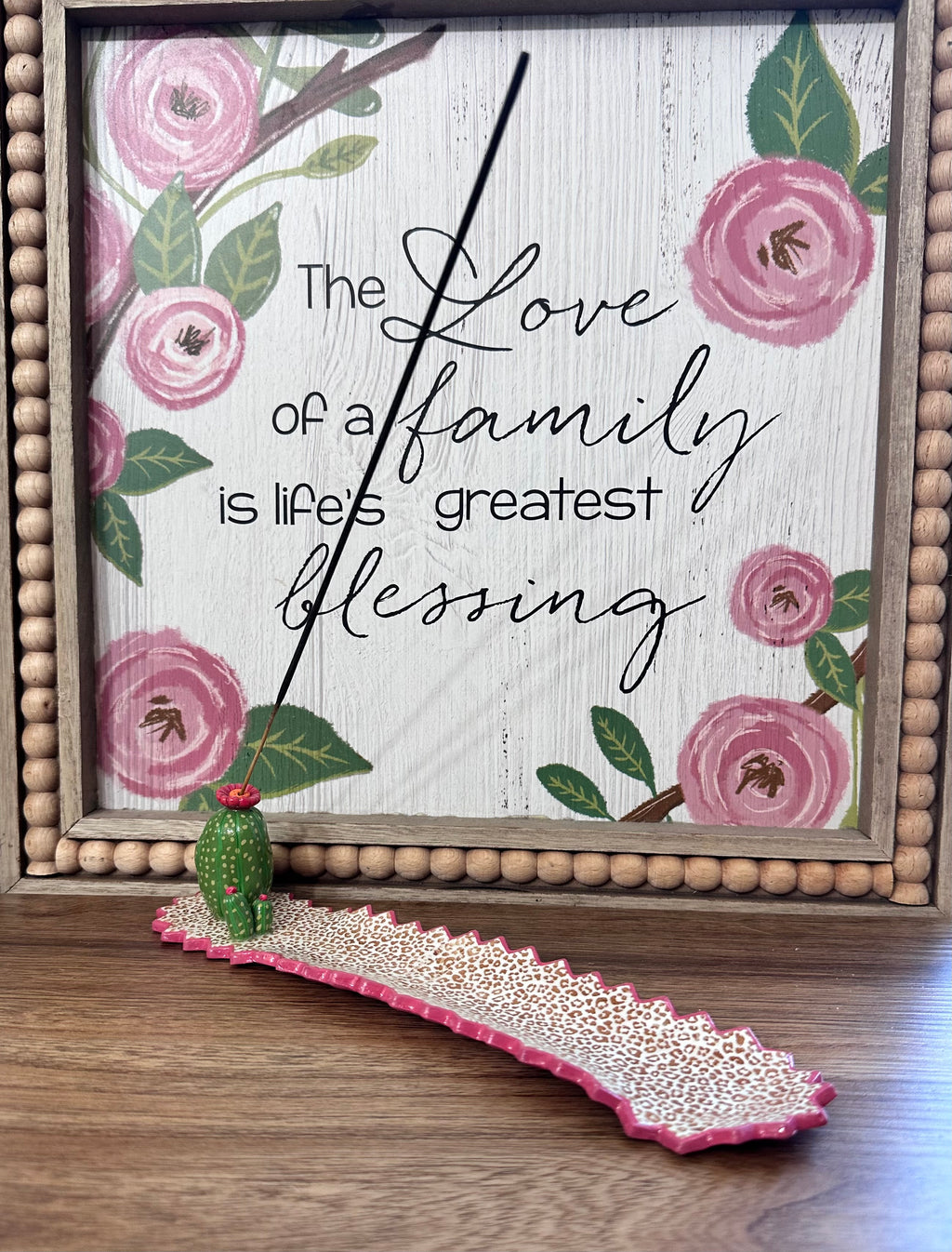 Cactus Queen Incense Holder