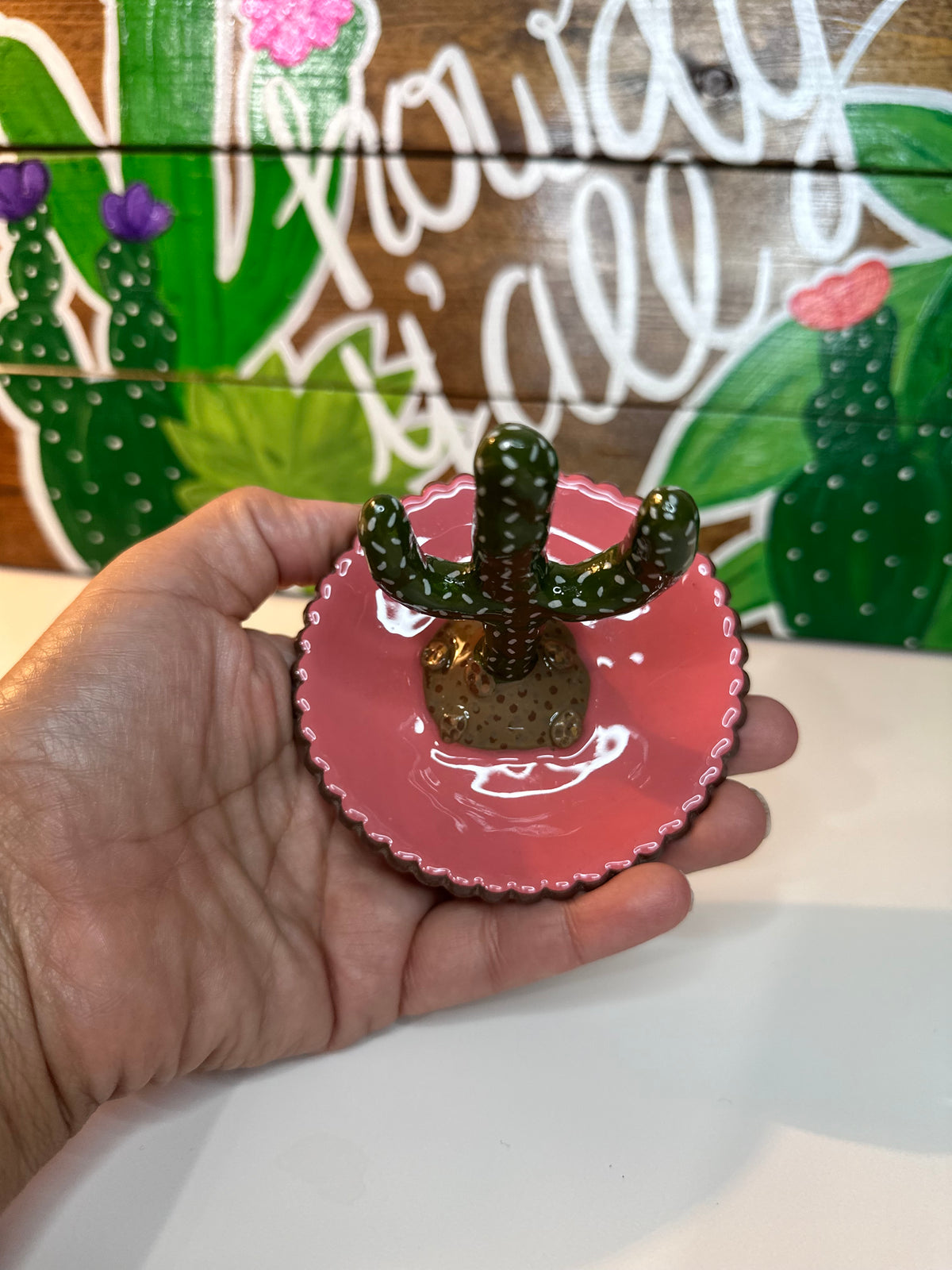 Tipsy Saguaro Ring Dish