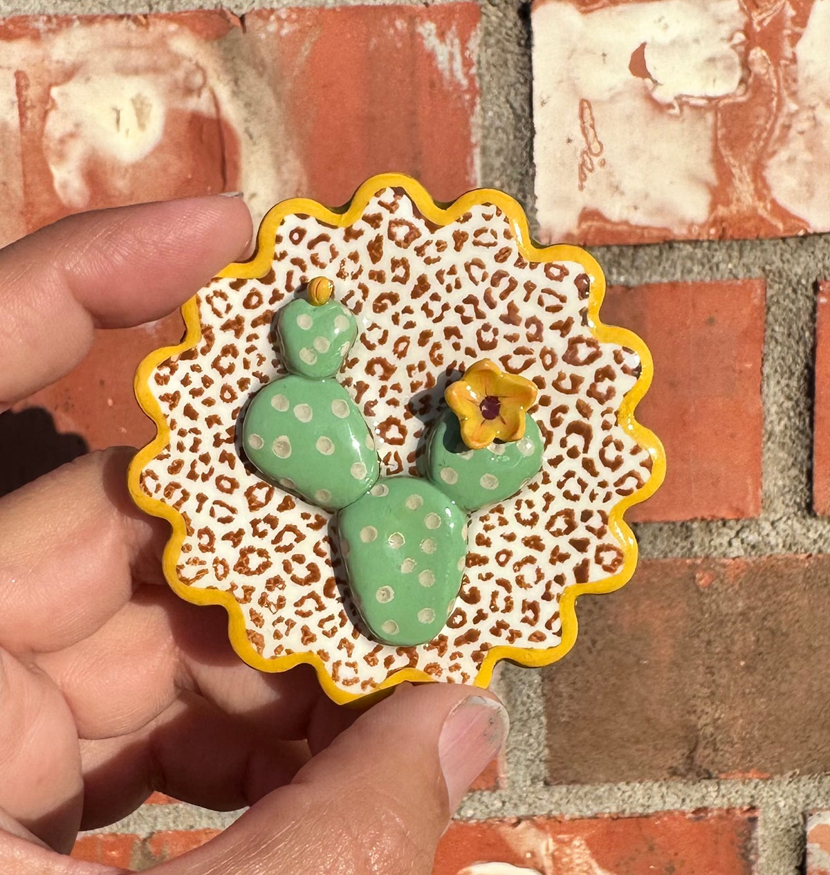 Leopard Bloom Magnet