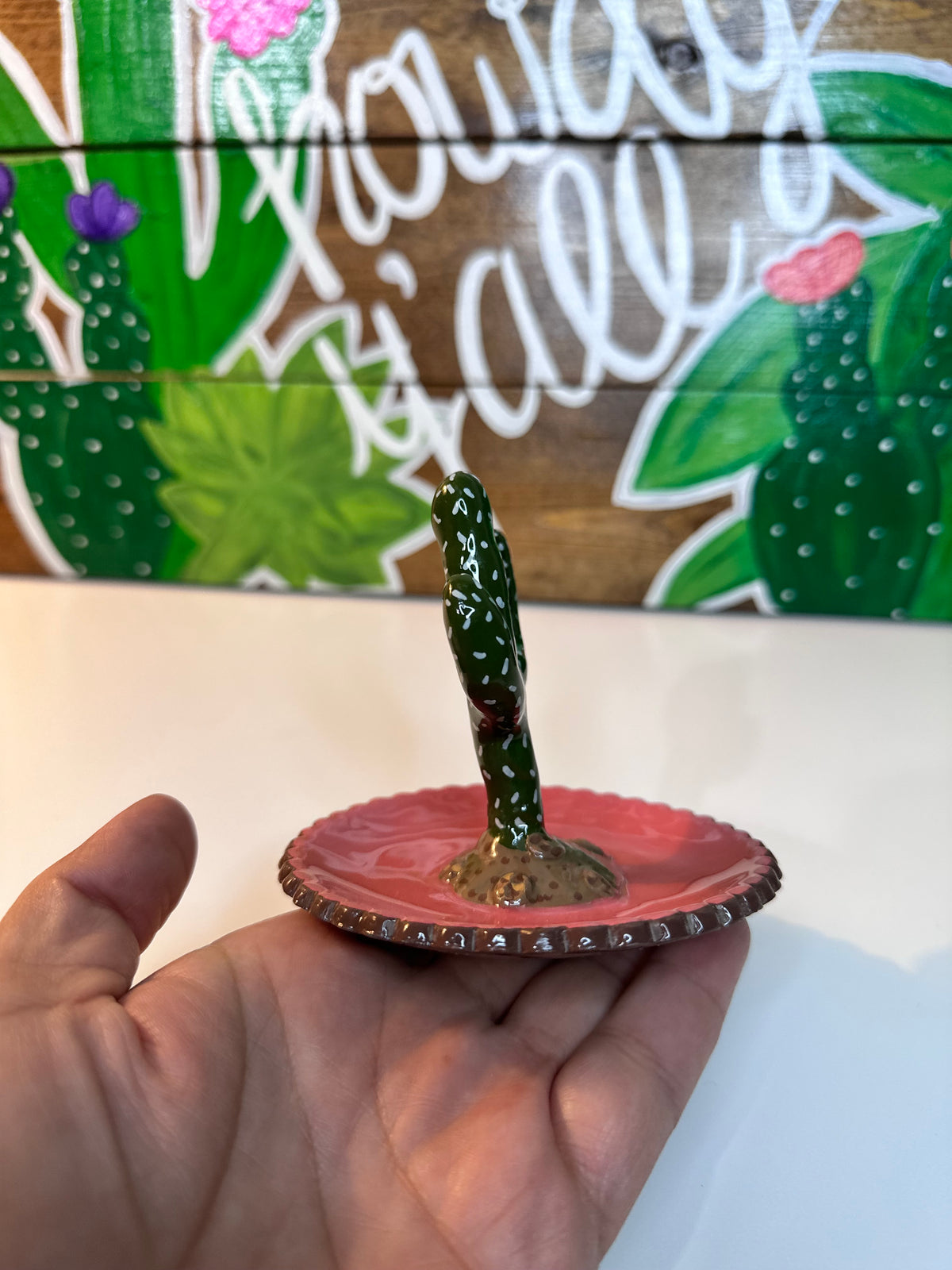 Tipsy Saguaro Ring Dish