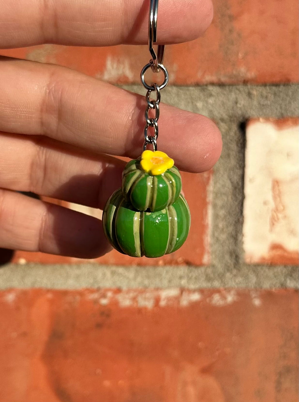 Lil' Barrel Cactus Keychain