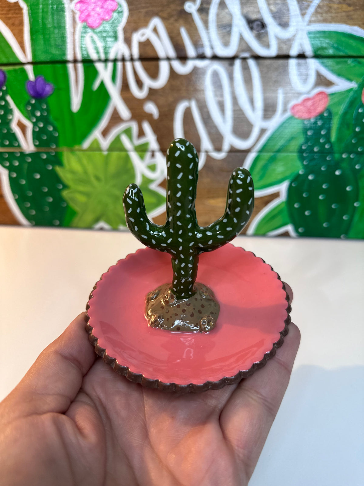 Tipsy Saguaro Ring Dish
