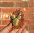 Prickly Pear, Don't Care – Clay Cactus Magnet