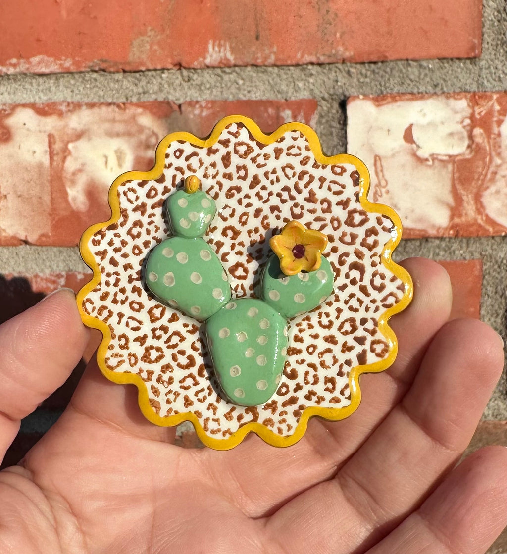 Leopard Bloom Magnet