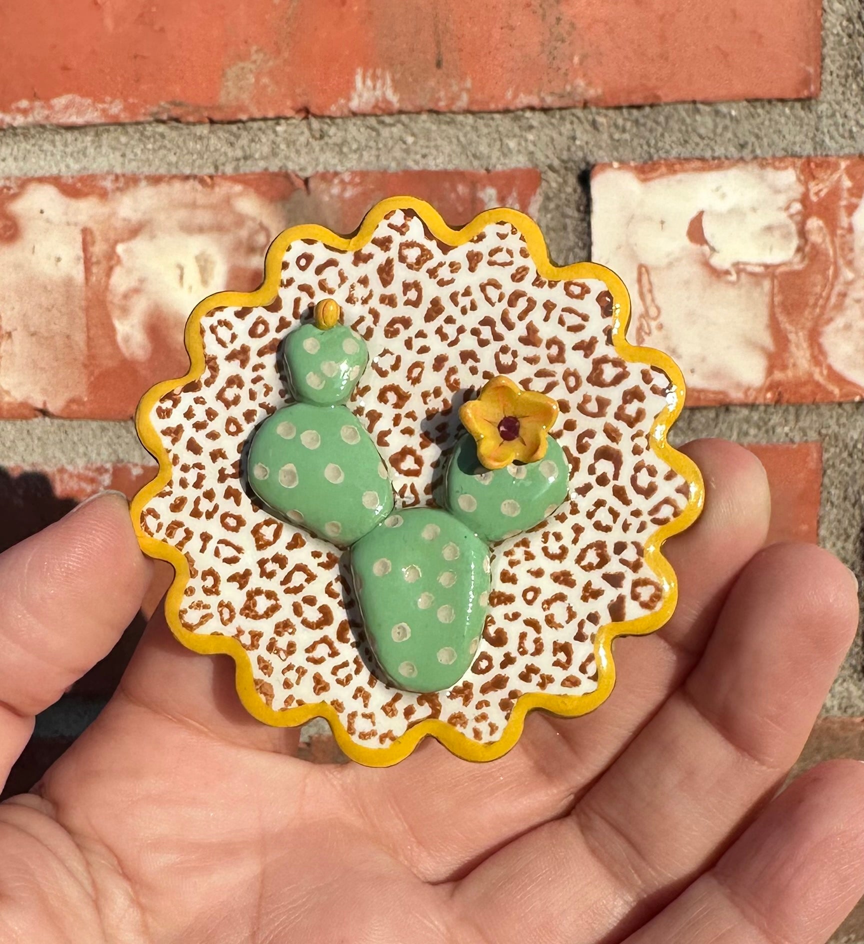 Leopard Bloom Magnet